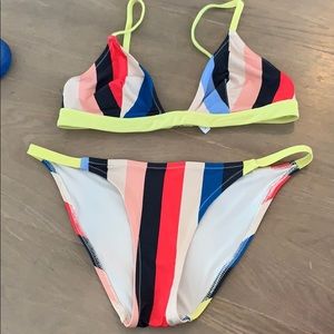 Solid & Striped Rainbow Morgan Bikini